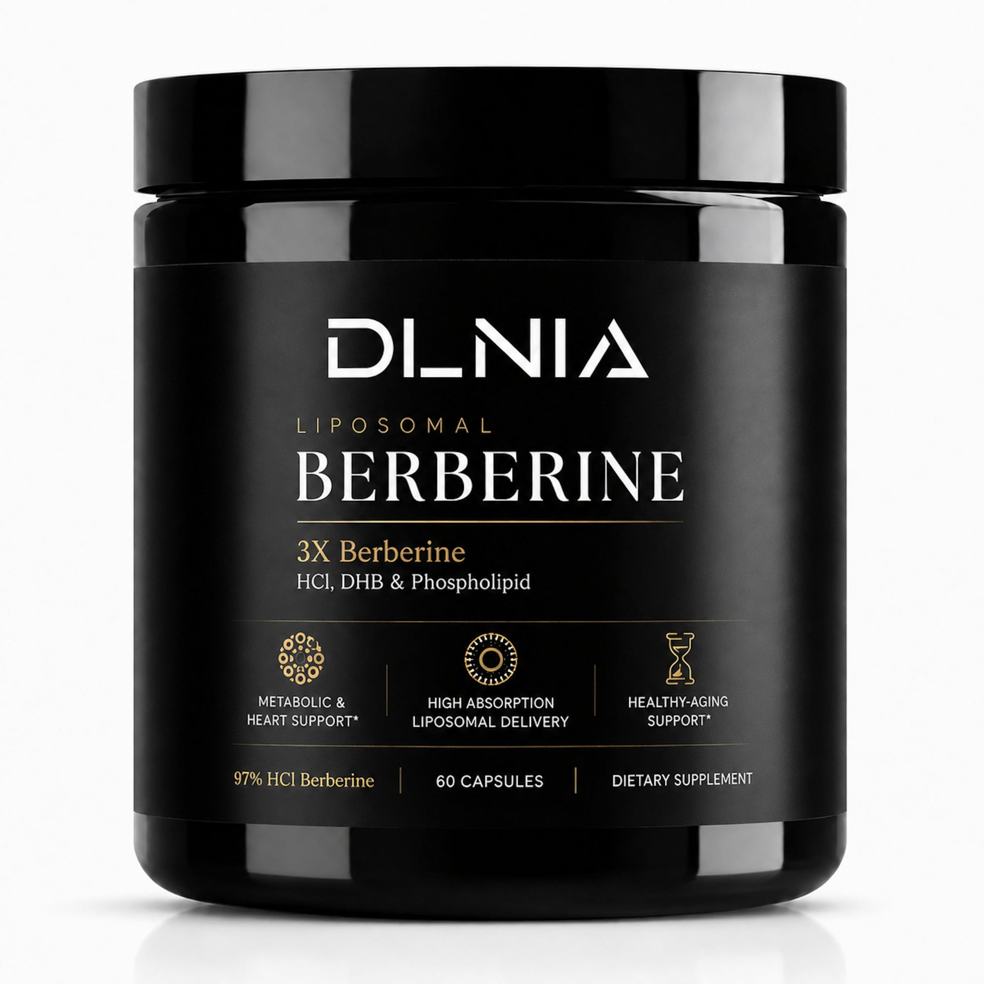 DLNIA Liposomal Berberine Supplement Capsule, 60 Count