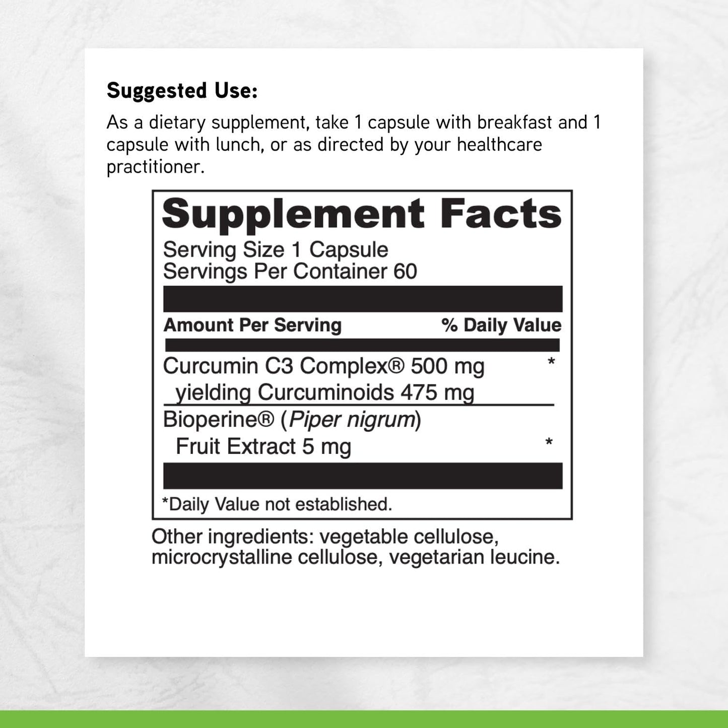 DAVINCI Curcumin C3 Complex, 60 Tablets
