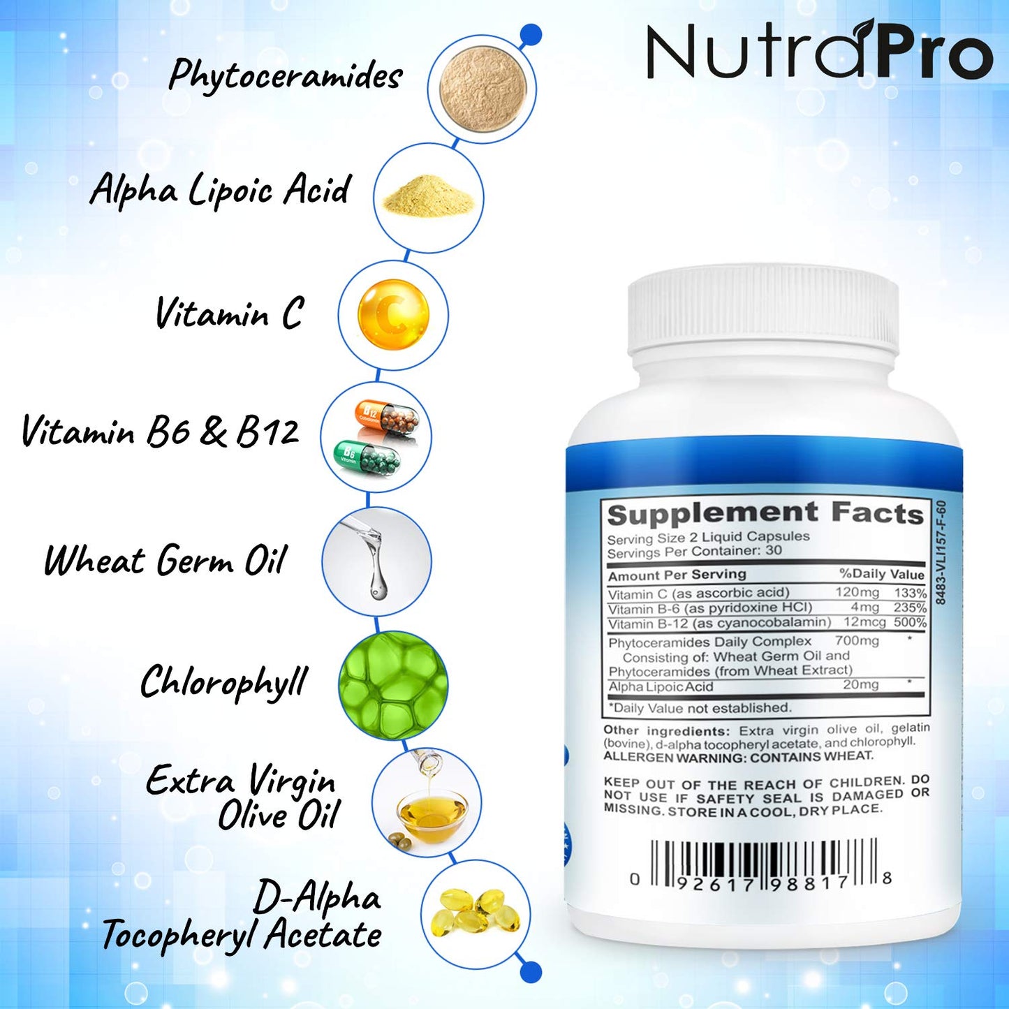 NutraPro Dermal Repair Complex Capsules 60 Count