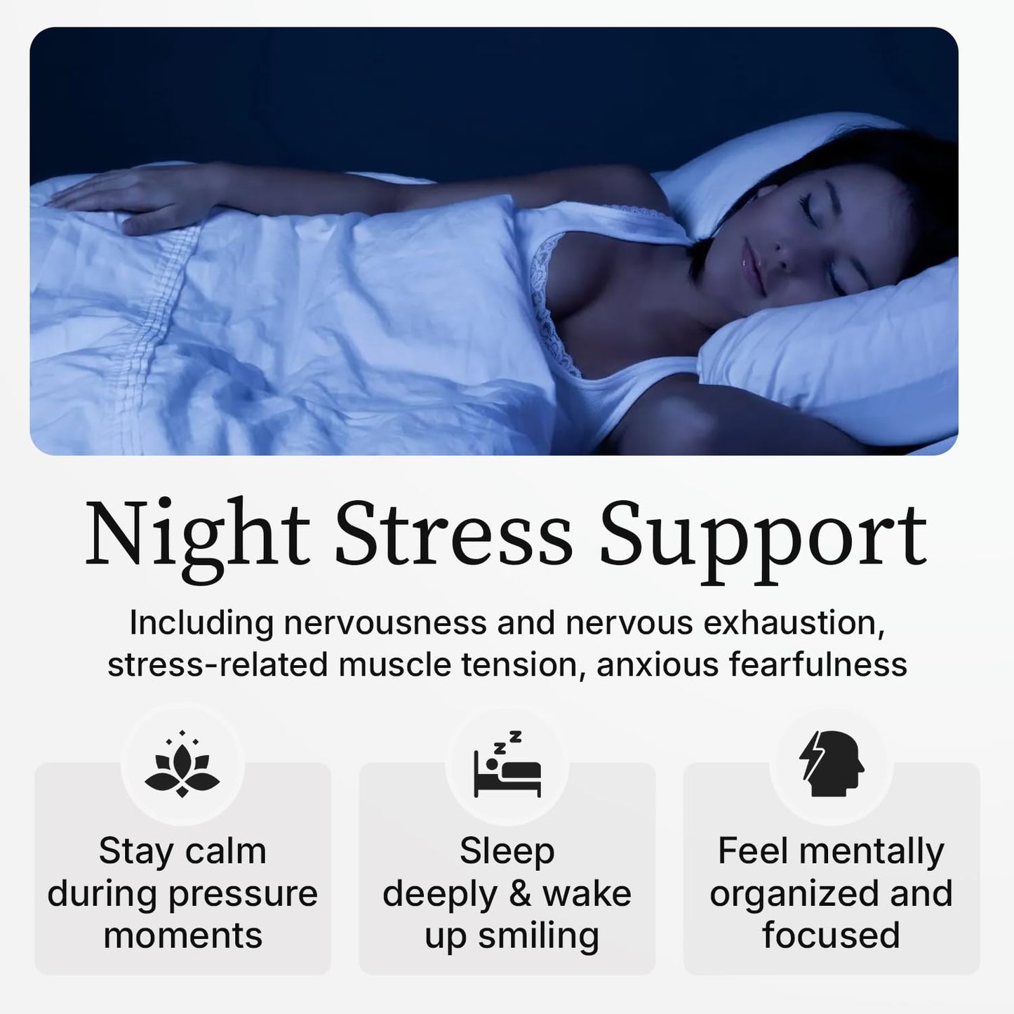OFF BY PSICOESPACIO L-Theanine Night Time Melatonin Sleep Aid Capsules, 60 Count