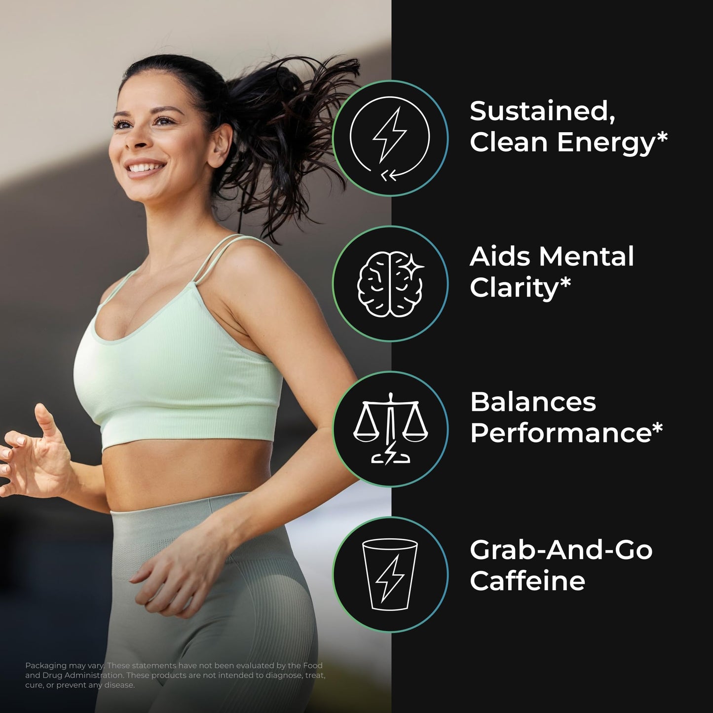 RAW Synergies Delayed Release Caffeine Capsules 60