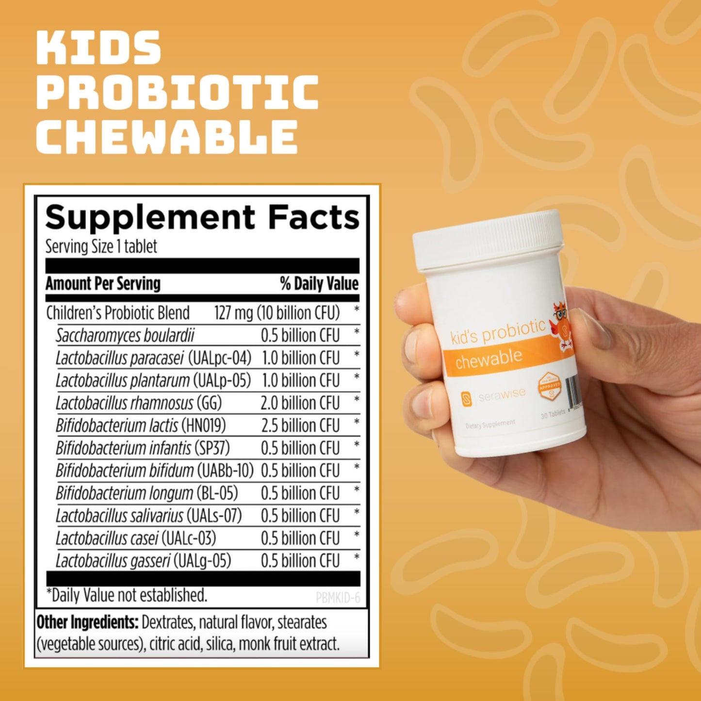 Serawise Kid's Probiotic Chewable 30 Tablets