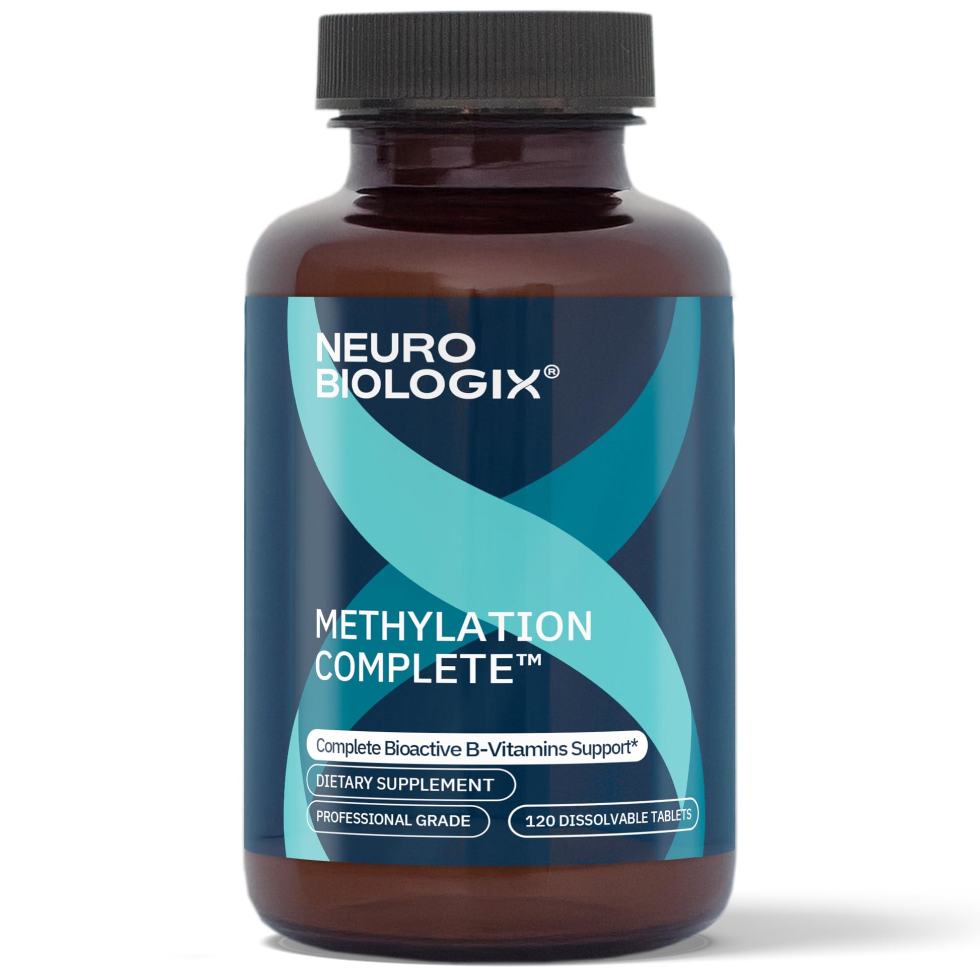 Neurobiologix Methylation Complete, Methylated B Complex with Methylfolate, Vitamin B12 & B6, Daily Energy, Immune & Cellular Health Support for Kids & Adults, Gluten Free, 120 Tablets