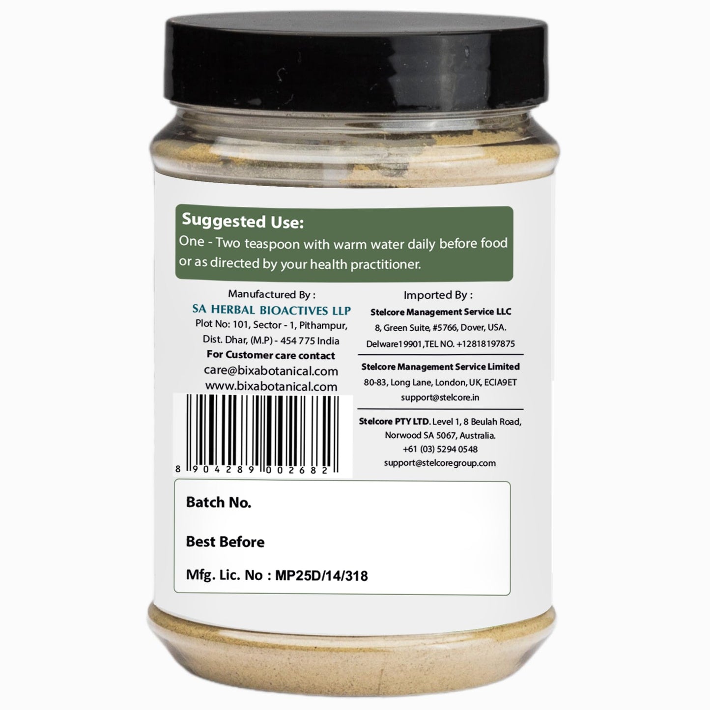 bixa BOTANICAL Salacia Root Powder, Salacia Reticulata Powder, 7