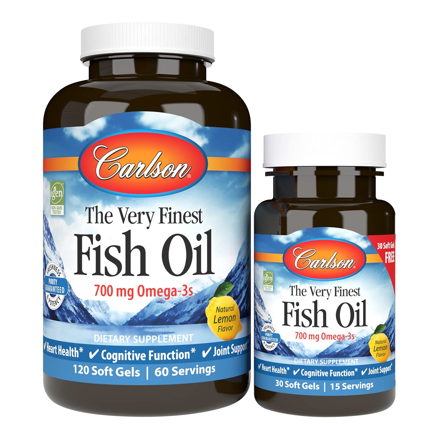 Carlson The Very Finest Fish Oil 700 mg Softgels 120