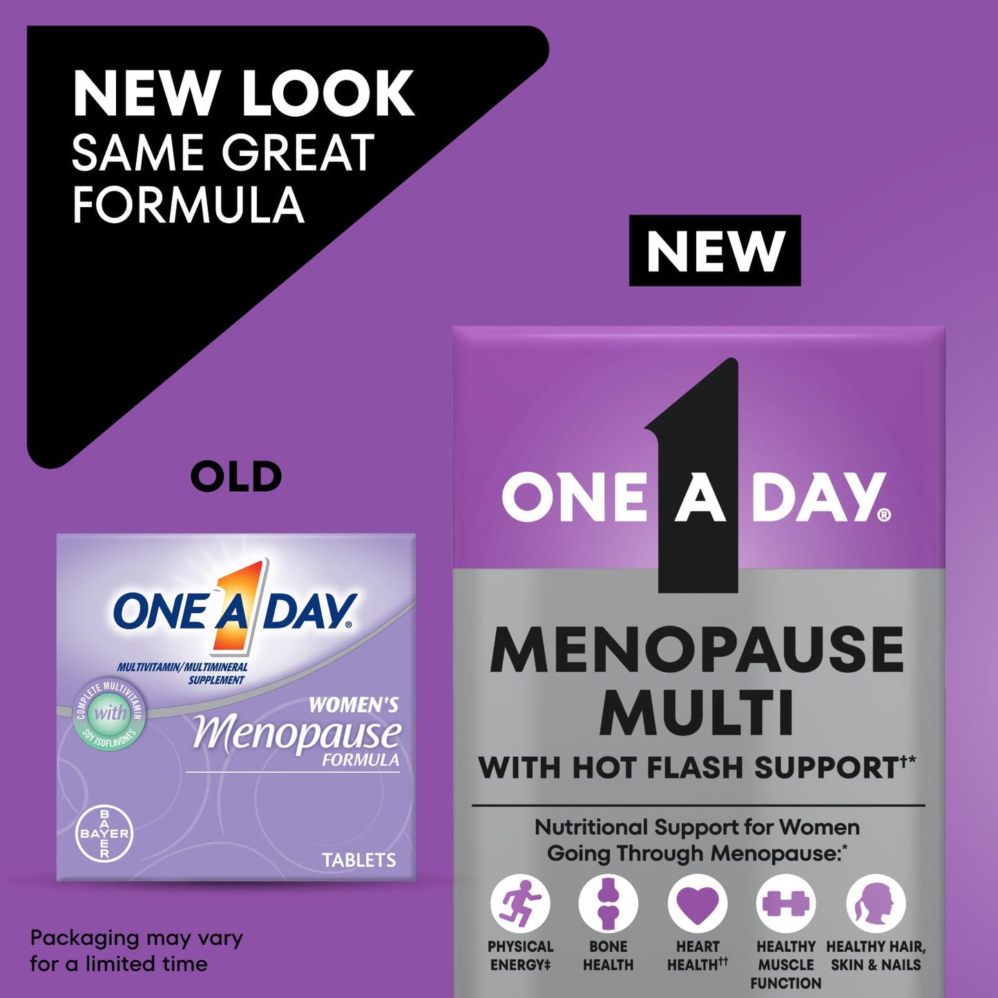 ONE A DAY Women's Menopause Multivitamin Tablet, 50 Count