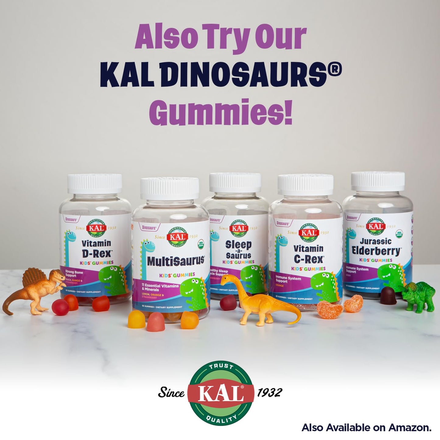 KAL ImmunoRaptor Kids Immune Support Chewables, 60 Count