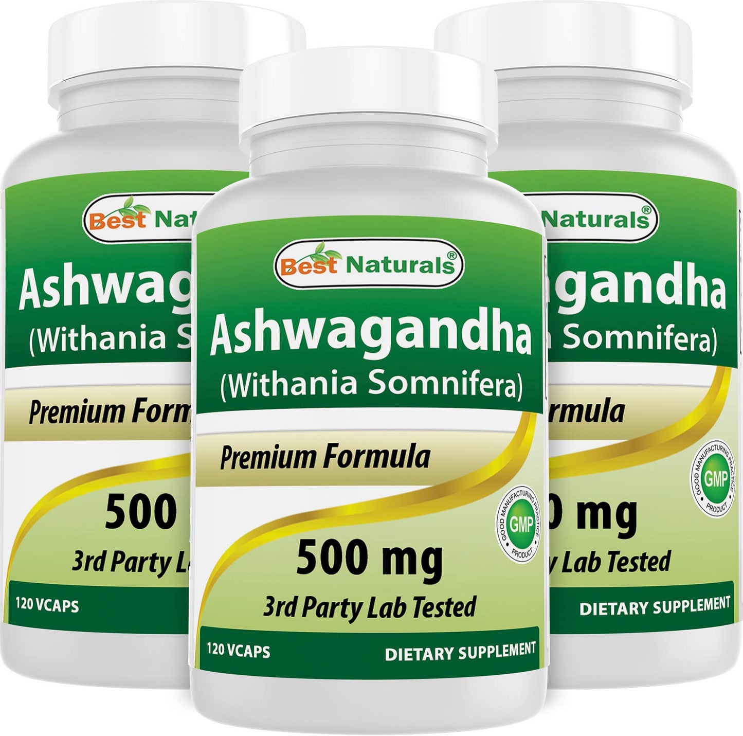 Best Naturals Ashwagandha 500 mg Capsules, 360 Capsules