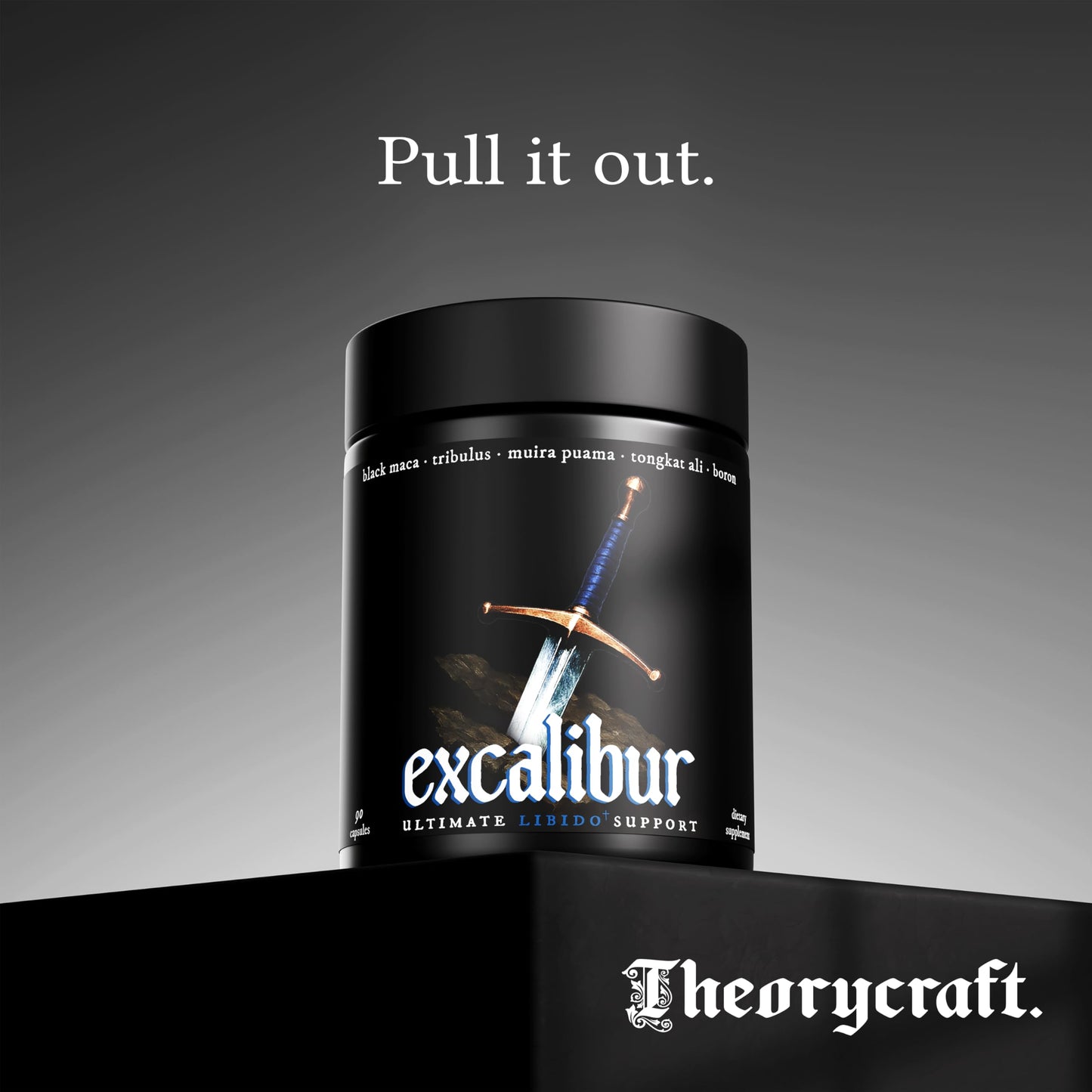 Theorycraft Excalibur Libido Booster Capsule, 90 Count