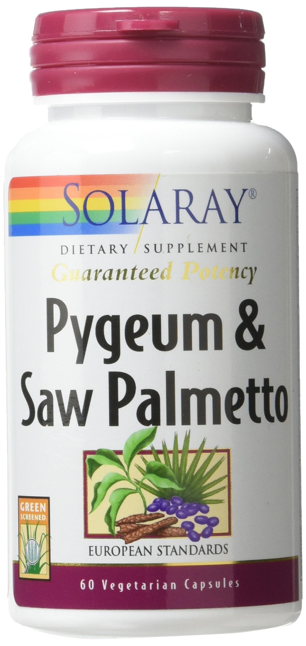 Solaray Pygeum and Saw Palmetto 60 Capsules