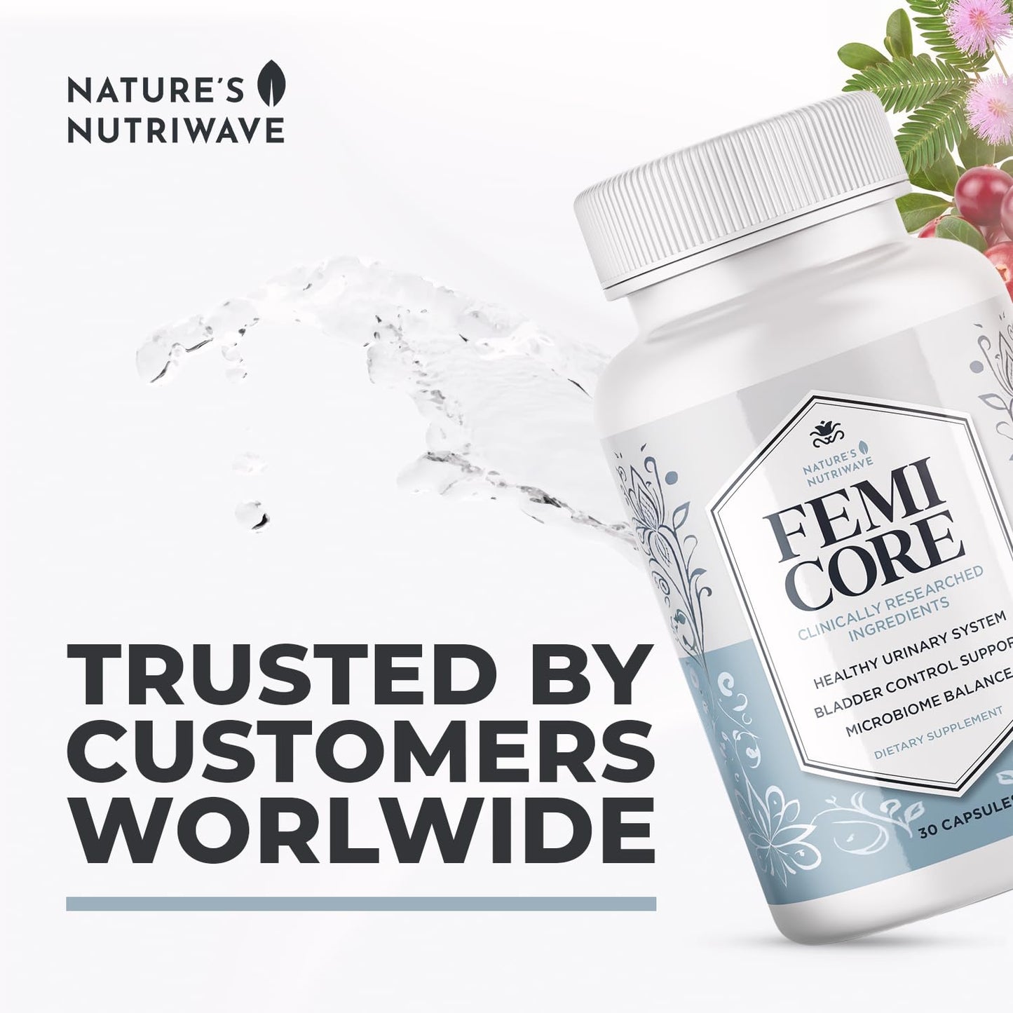 Nature’s NutriWave FemiCore Botanical & Probiotic Capsules, 180 Capsules
