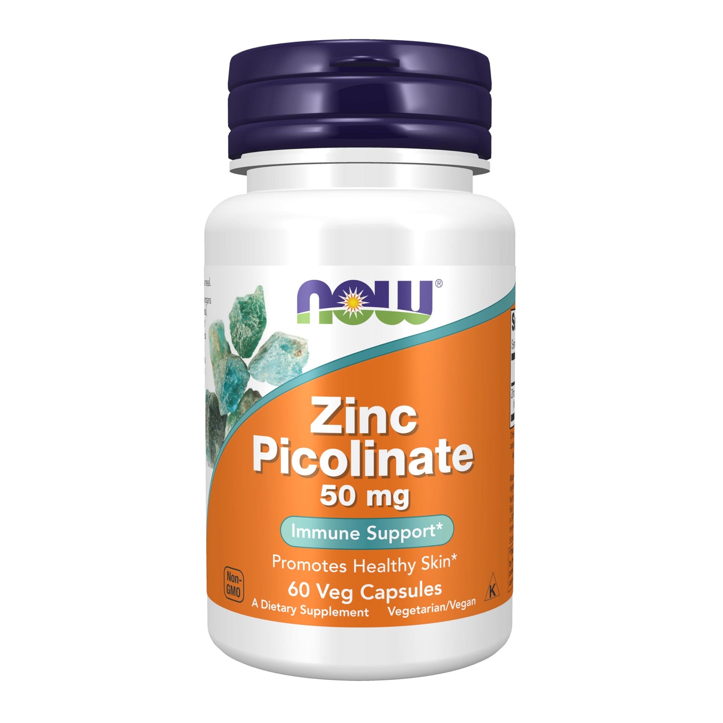 NOW Foods Zinc Picolinate 50 mg Capsule, 60 Veg Capsules
