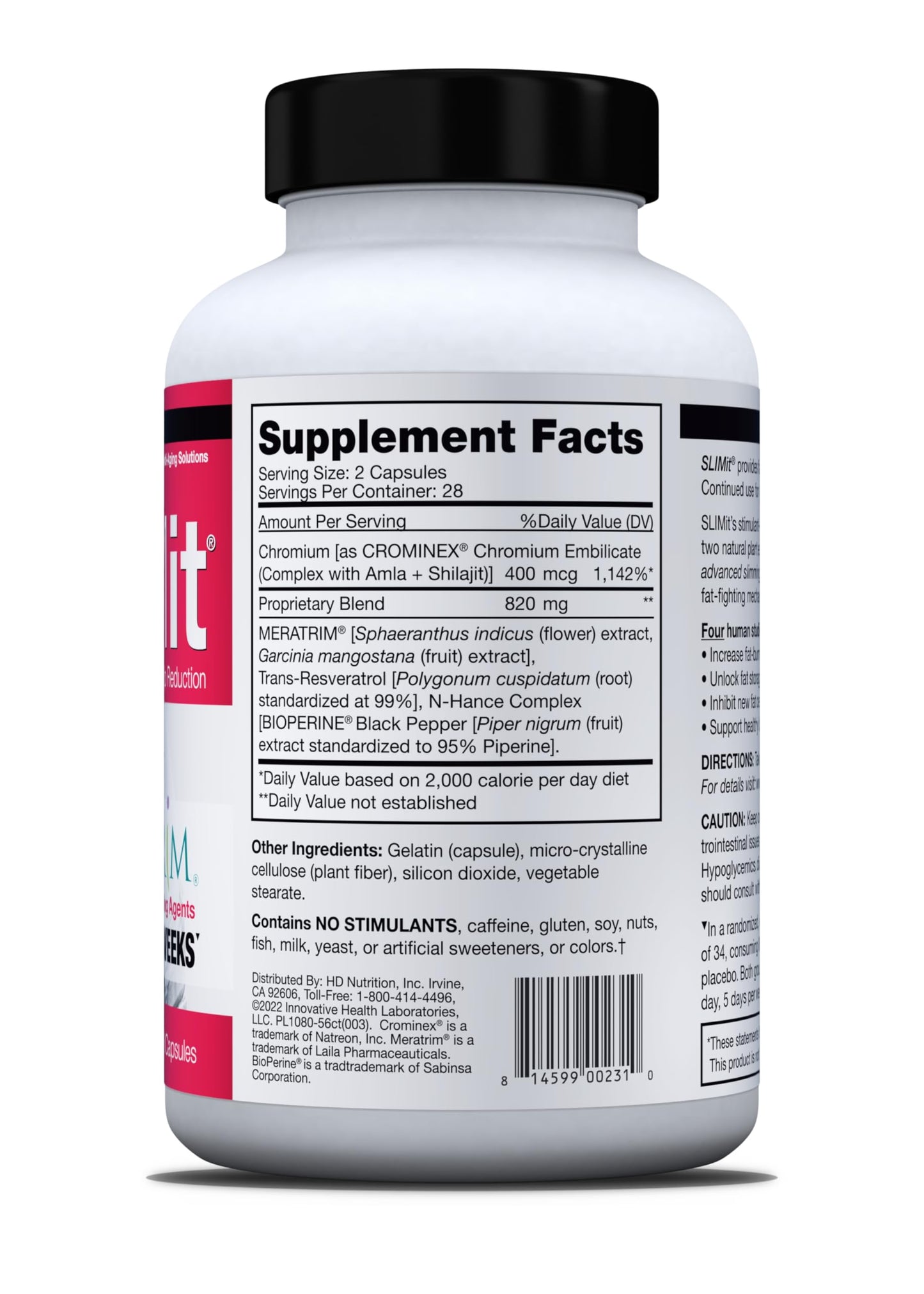 HEALTH DIRECT SLIMit with Meratrim Metabolic Support Capsules 56