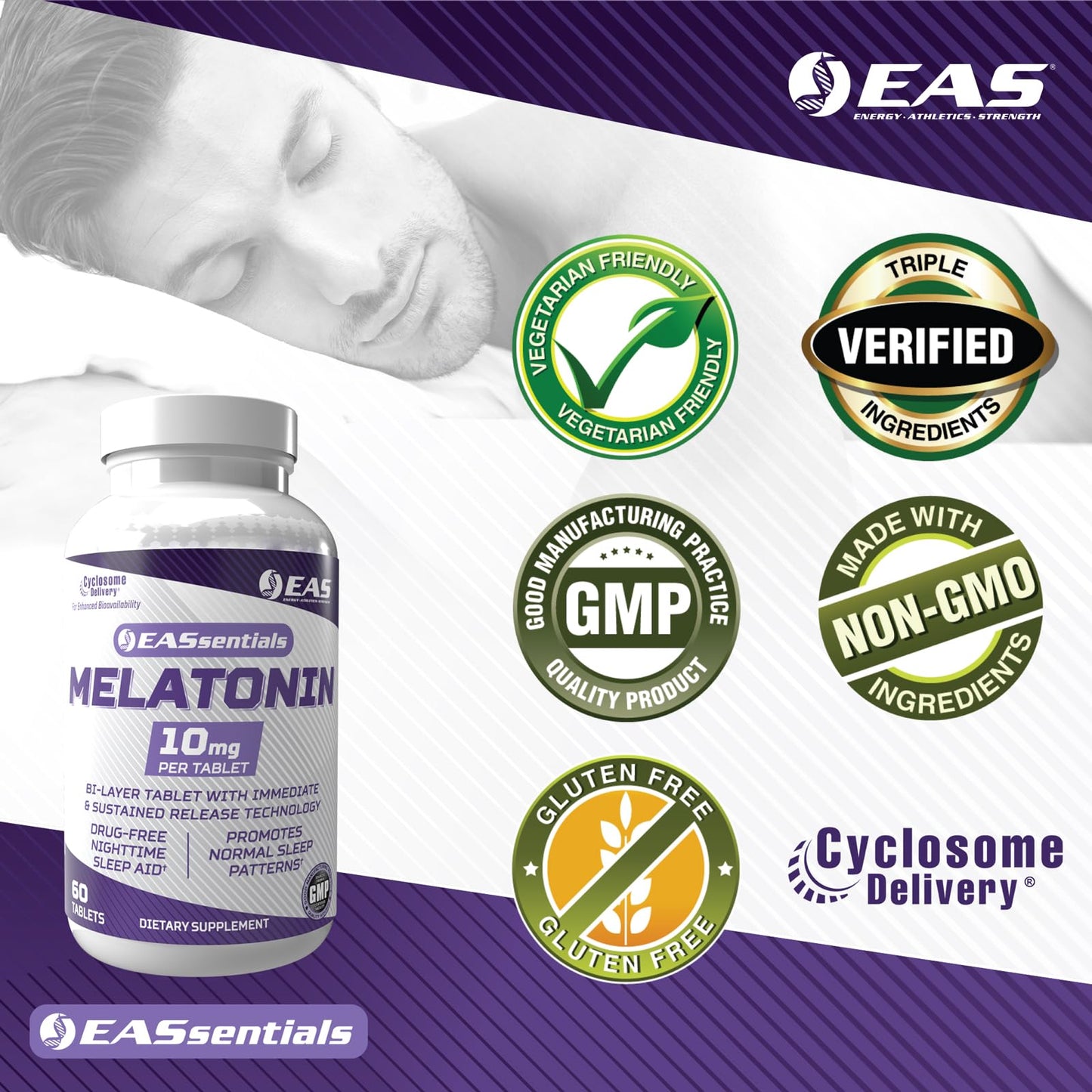 EAS Melatonin 10mg Tablet, 120 Tablets