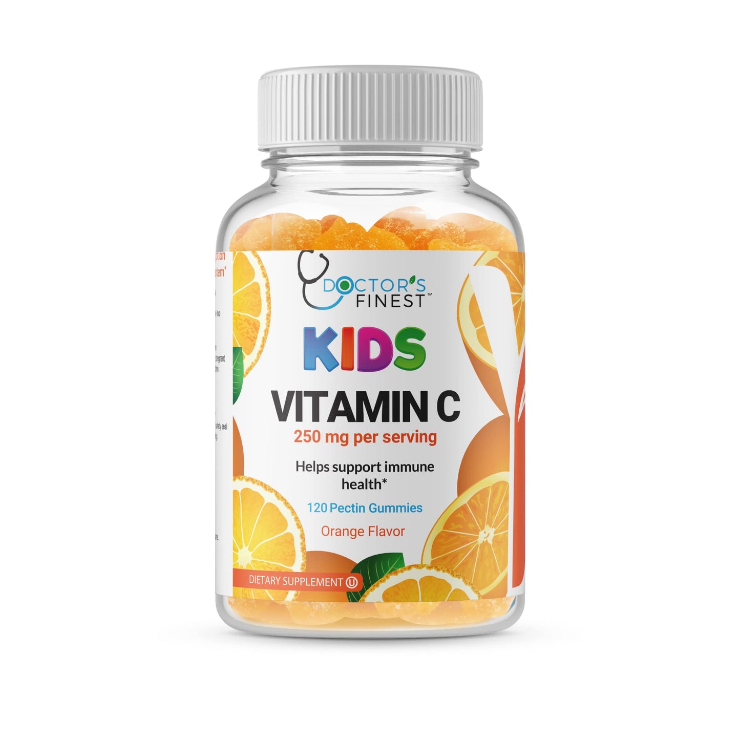 Doctors Orders Vitamin C Gummies for Kids - 250 mg Vitamin C, Gummy, 120 Count
