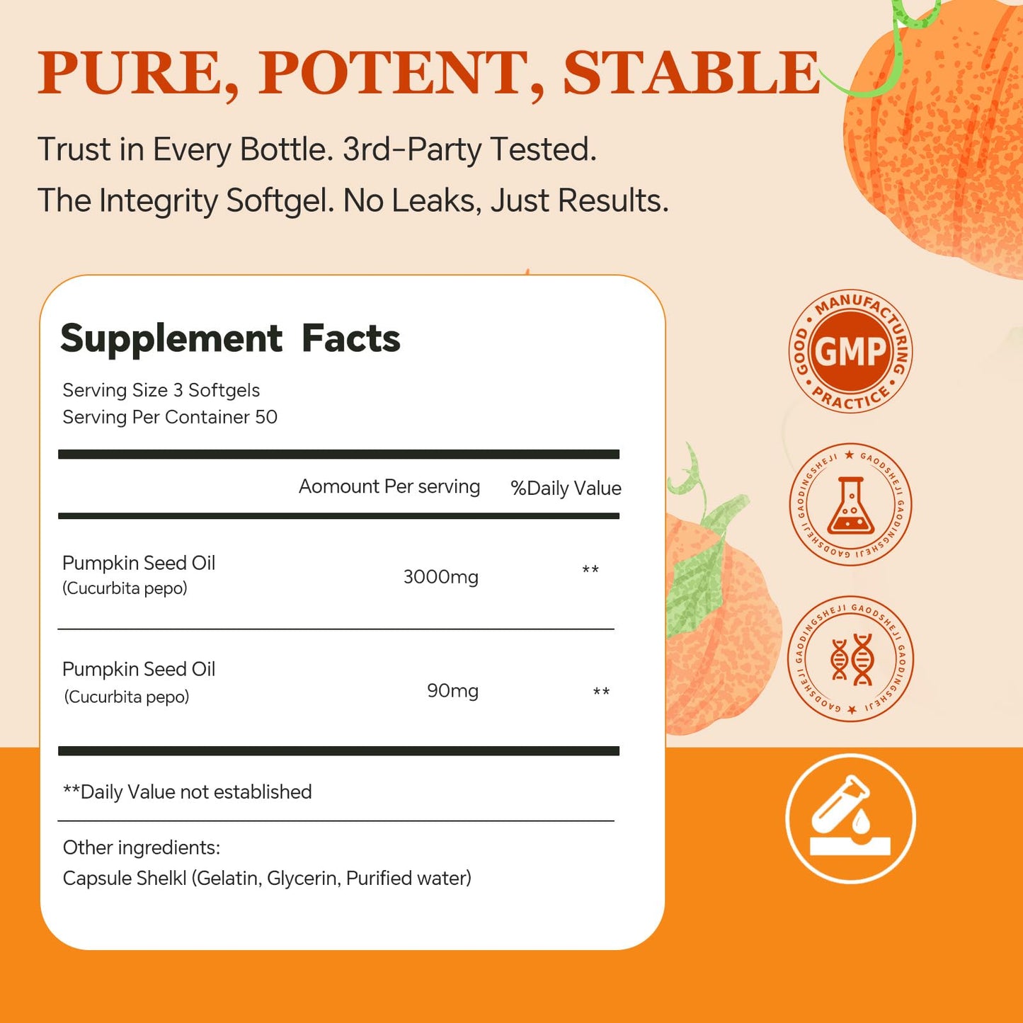 TIMORA Pumpkin Seed Oil with Saw Palmetto Softgels 150 Count