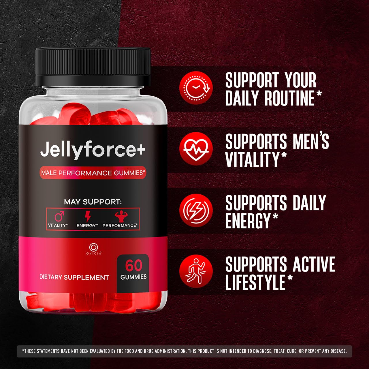 OVICIA Jelly Force Gummies 180 Gummies