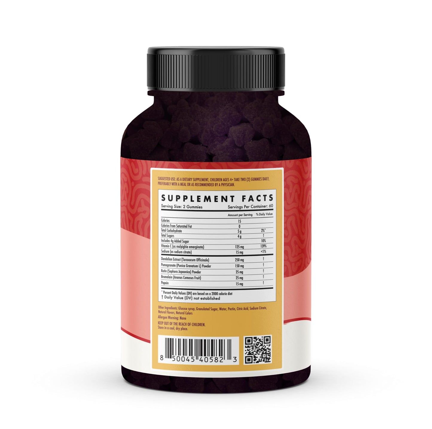 The Wellness Company Kids Naturals Spike Support Gummies 120 Count