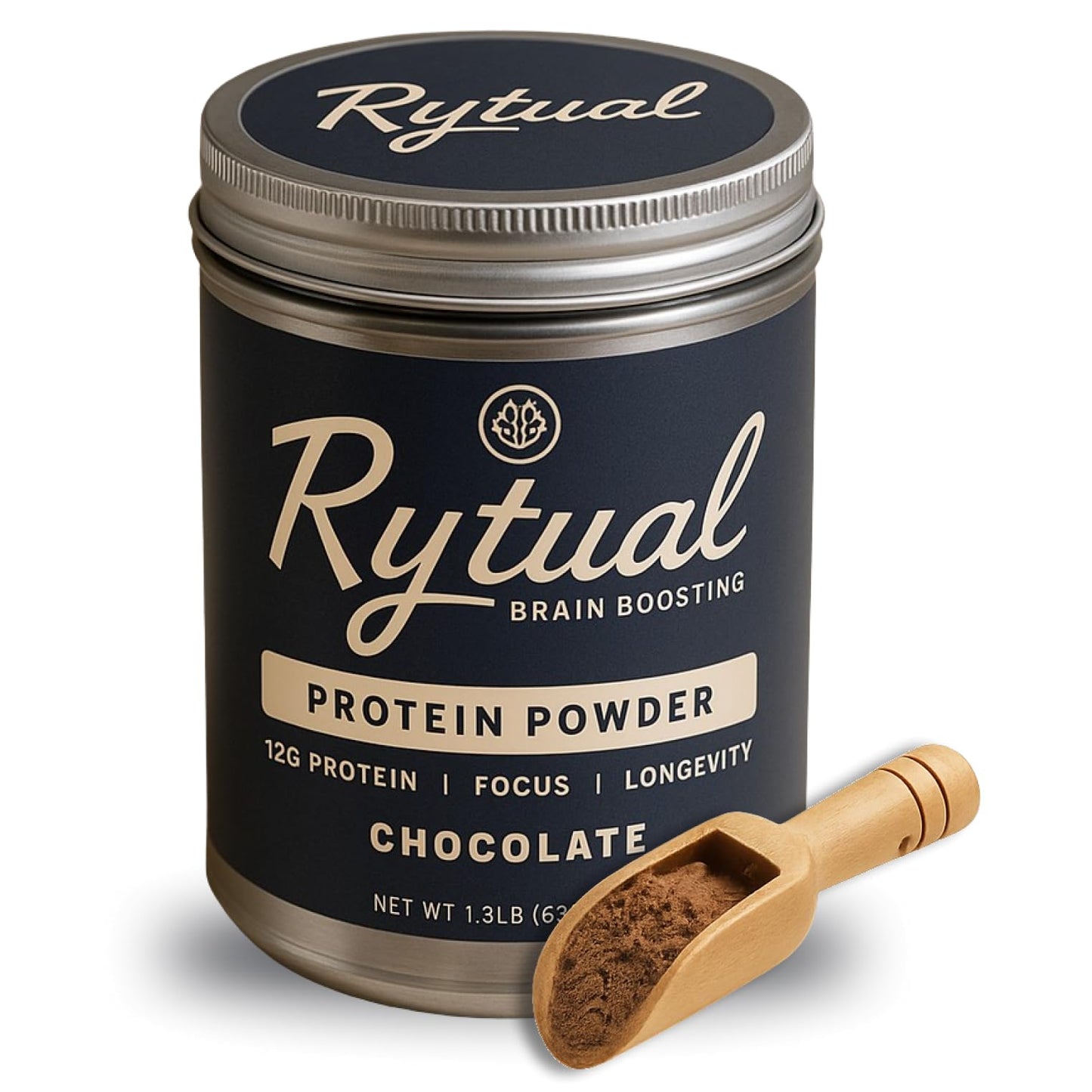 Rytual Brain Boosting Whey Protein Powder Chocolate 16 Servings