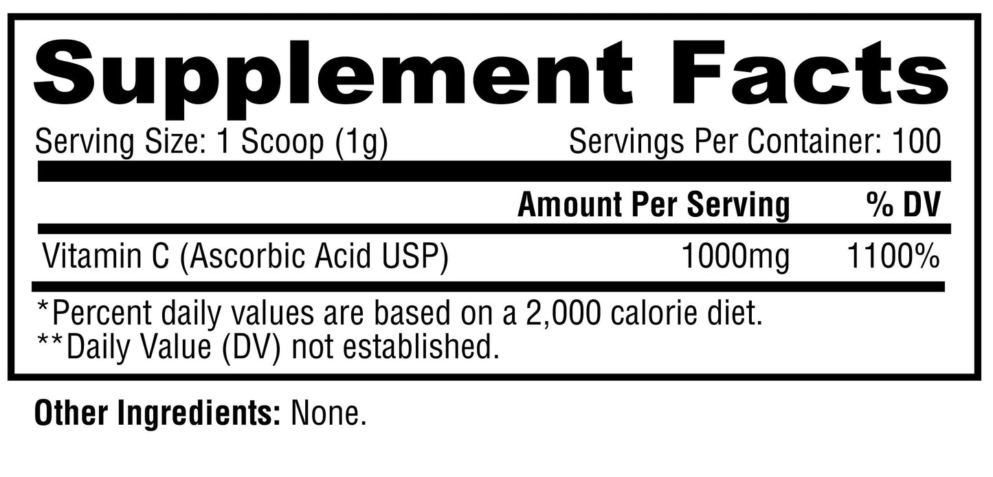 Metabolic Nutrition Vitamin C Powder 3.5274