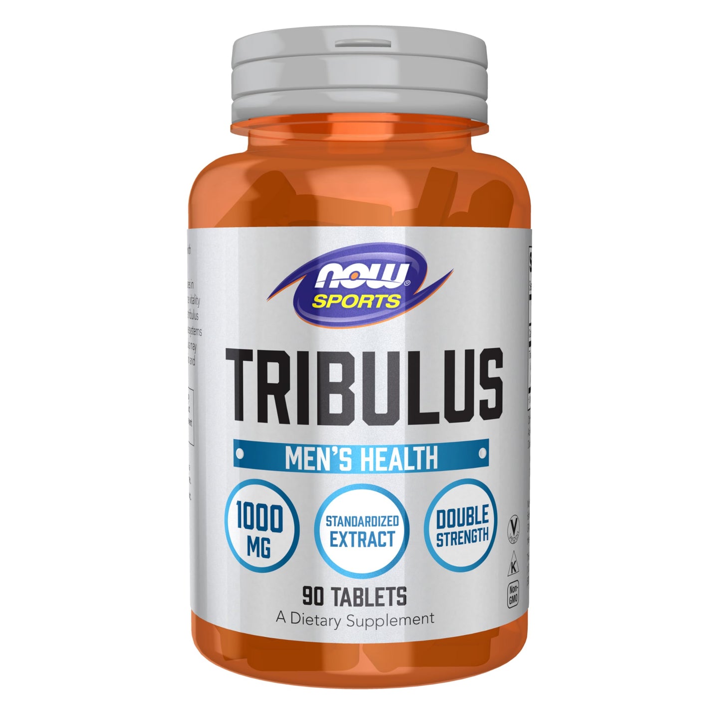 NOW Foods Tribulus (Tribulus terrestris) 1000 mg, Double Strength Tablet, 90 Tablets