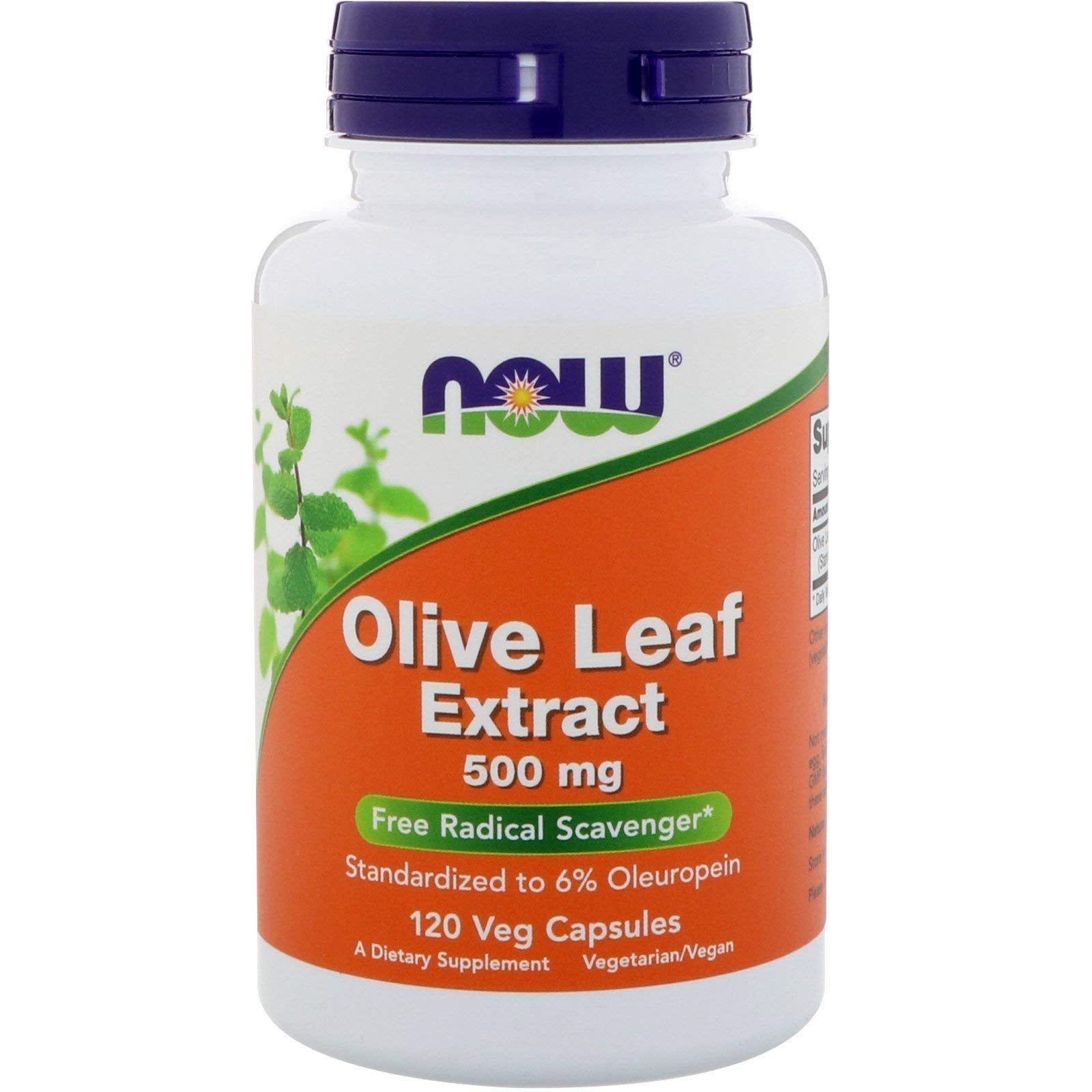 NOW Foods Olive Leaf Extract 500mg Capsule 120