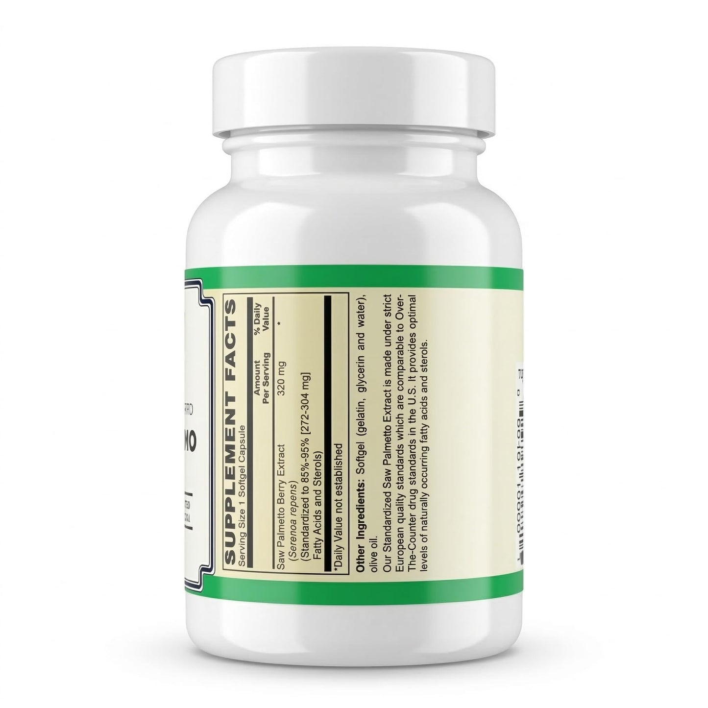 AlchePharma Saw Palmetto Extract 320 mg Softgel, 60 Count
