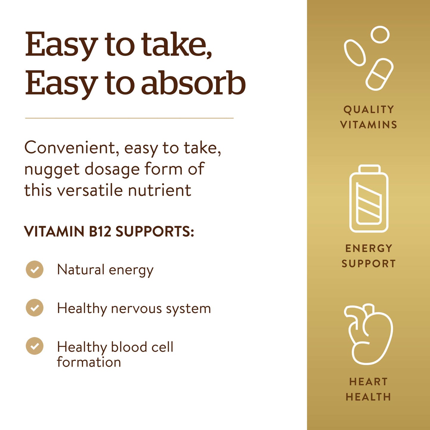 Solgar Vitamin B12 1000 mcg Capsule, 100 Count