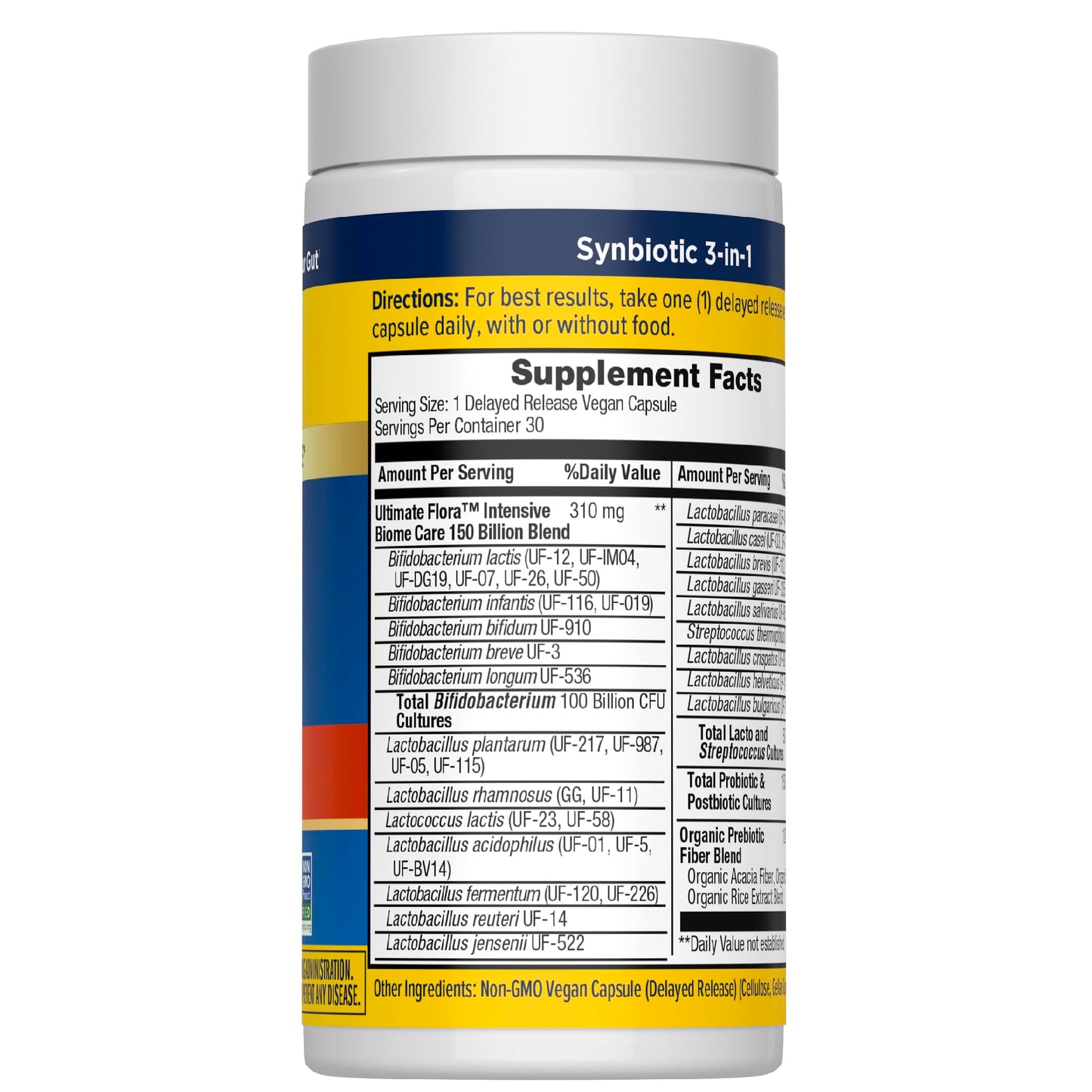 Renew Life Ultimate Flora Probiotic 150 Billion CFU Capsules, 30 Count