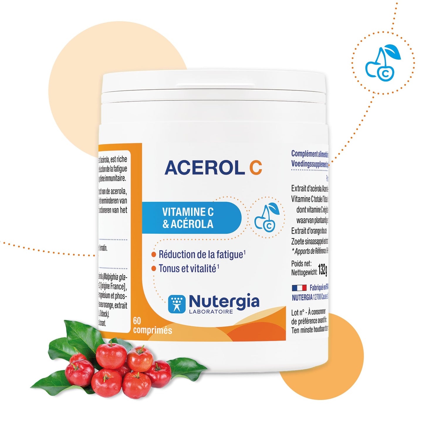Nutergia Acerol C 60 Tablets