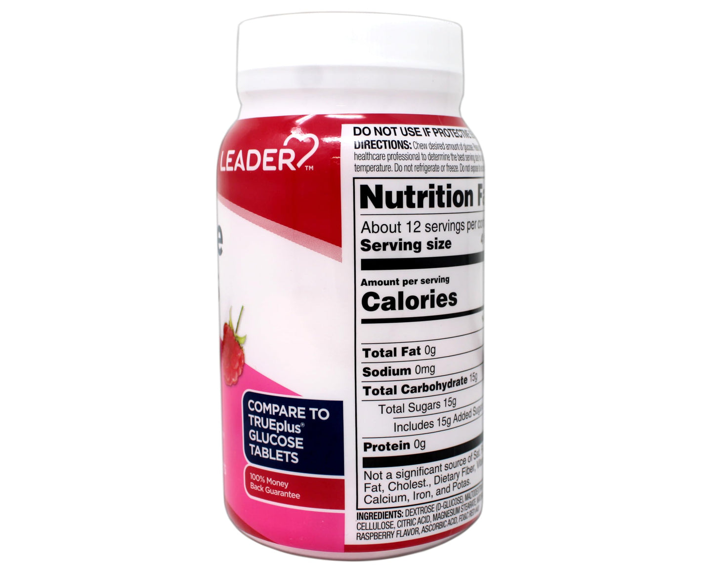 Leader Glucose Tablets Chewable 50 Tablets
