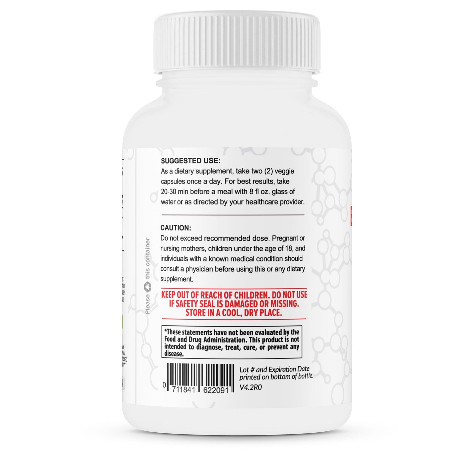 TerraForm Nutrition Berberine HCL 1200mg Daily High Potency Pure Berberine Supplement Capsules, 60 Count