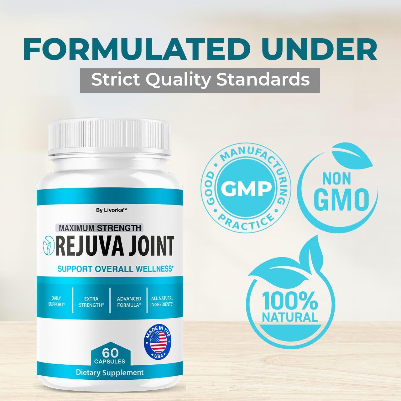 LIVORKA Rejuva Joint Capsules 180 Count