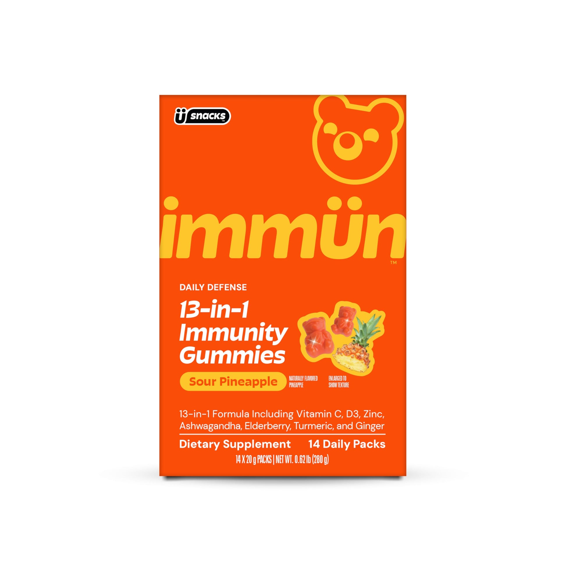 Grüns Immün Vitamin C Gummy 14-Count