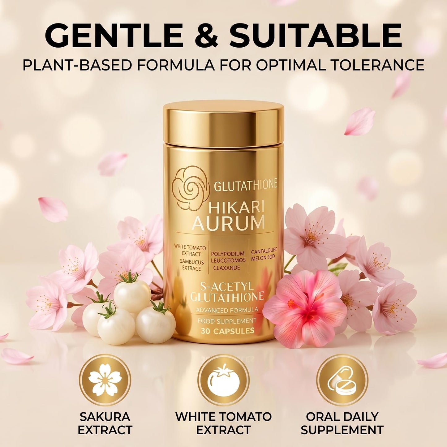 Hikari Aurum Glutathione Capsule, 30 Capsules