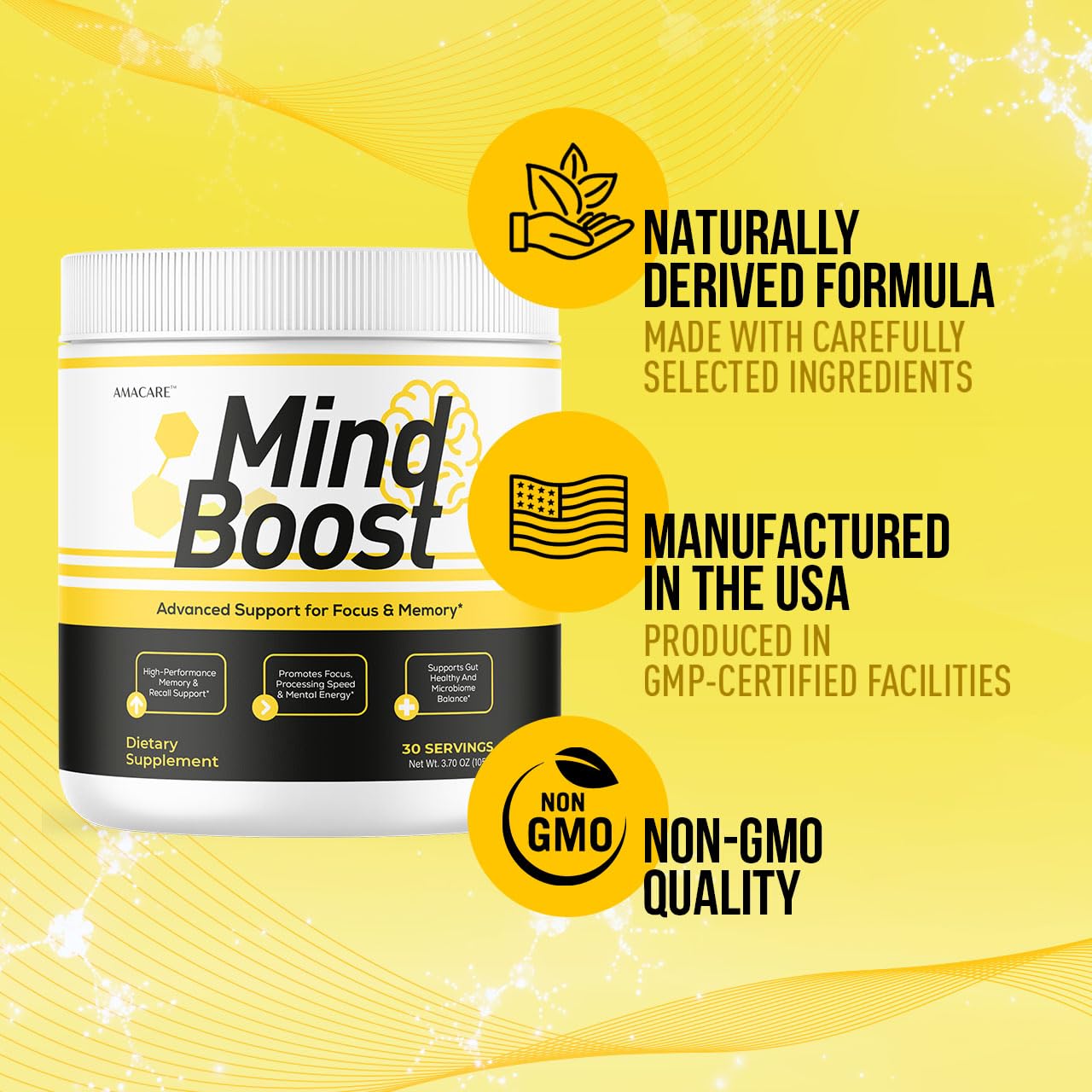 AMACARE MindBoost Powder 6 Ounce
