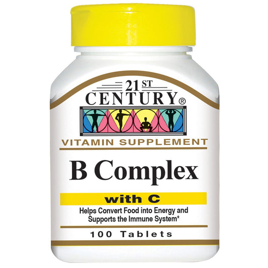 21st Century B Complex with C, 200 Tablets