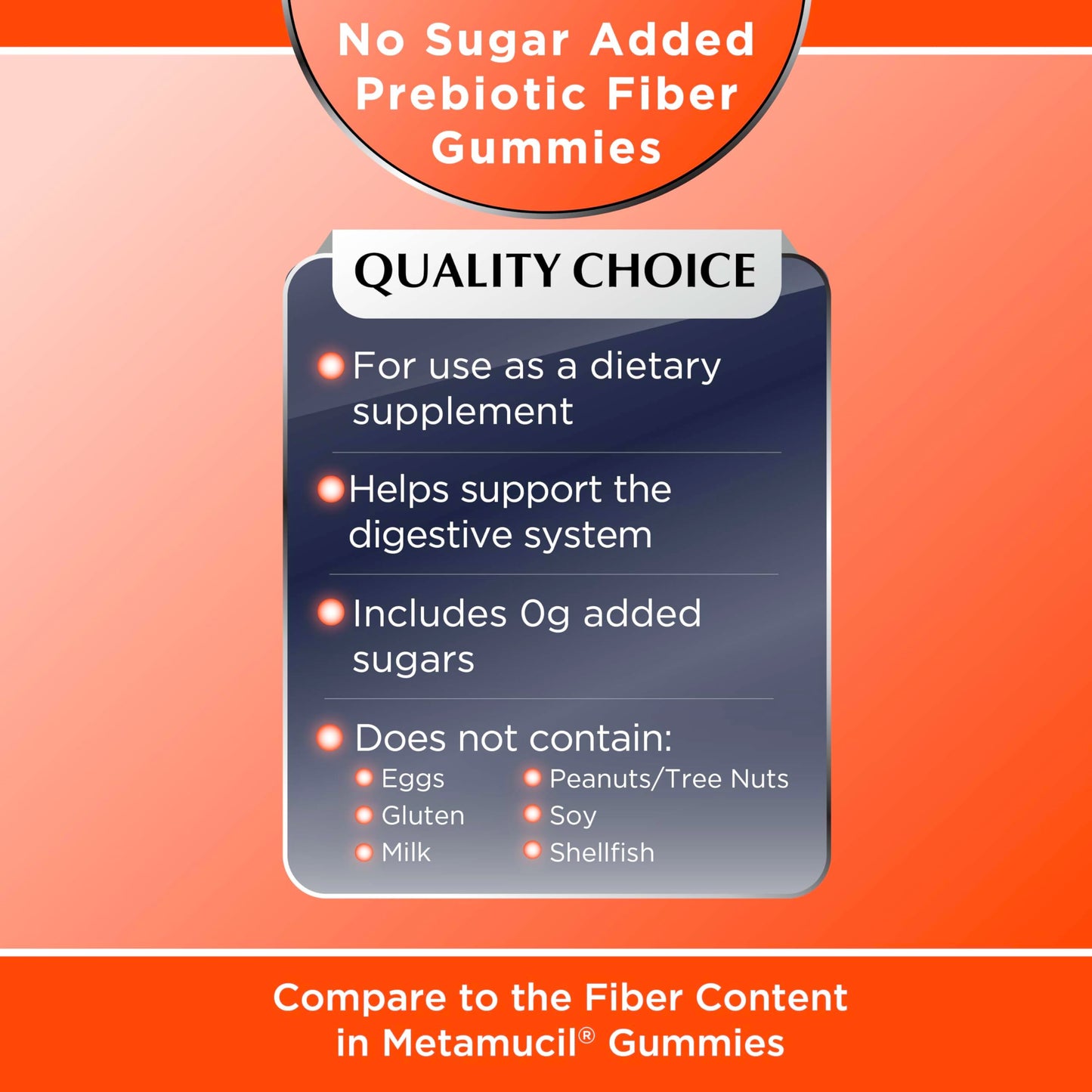 Quality Choice Prebiotic Fiber Gummies Berry Flavored, 90 Count