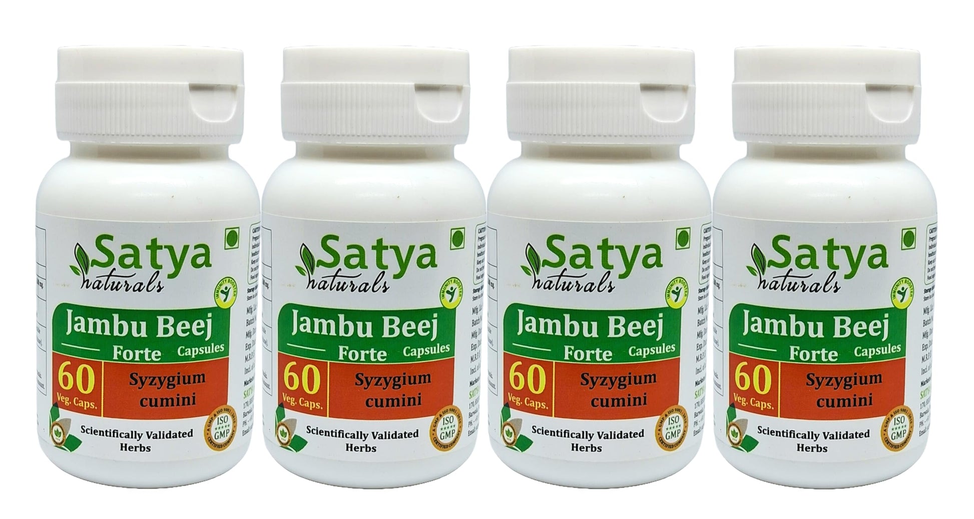 Satya Naturals Jambu Beej Forte Capsules 500 mg, 240 Capsules