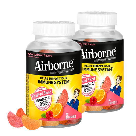 Airborne 750mg Vitamin C Immune Support Gummies, 84 Gummies