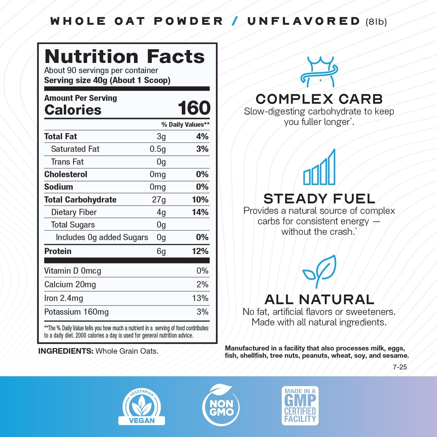 Muscle Feast Whole Oat Powder 128