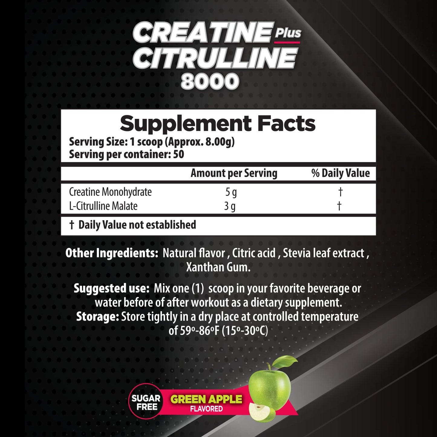 Essential Alternatives Pro Series Force Creatine + Citrulline 8000 Powder 14.3 oz