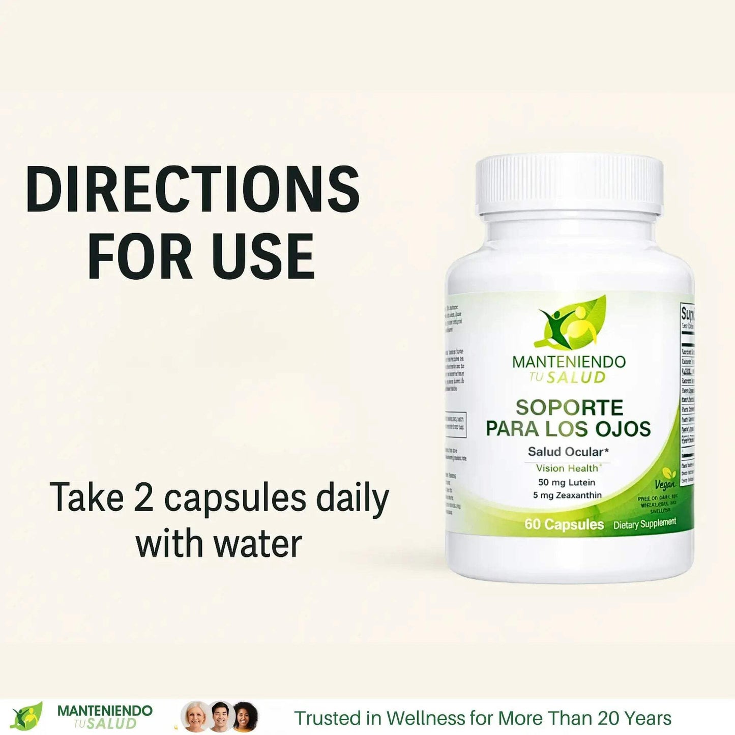 Manteniendo Tu Salud Vision Health Eye Support 60 Capsules