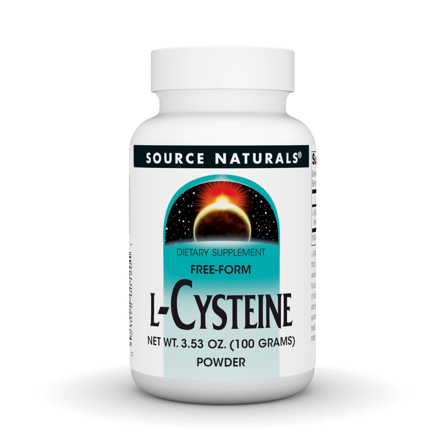 Source Naturals L-Cysteine Free-Form Powder 3.53 Ounce