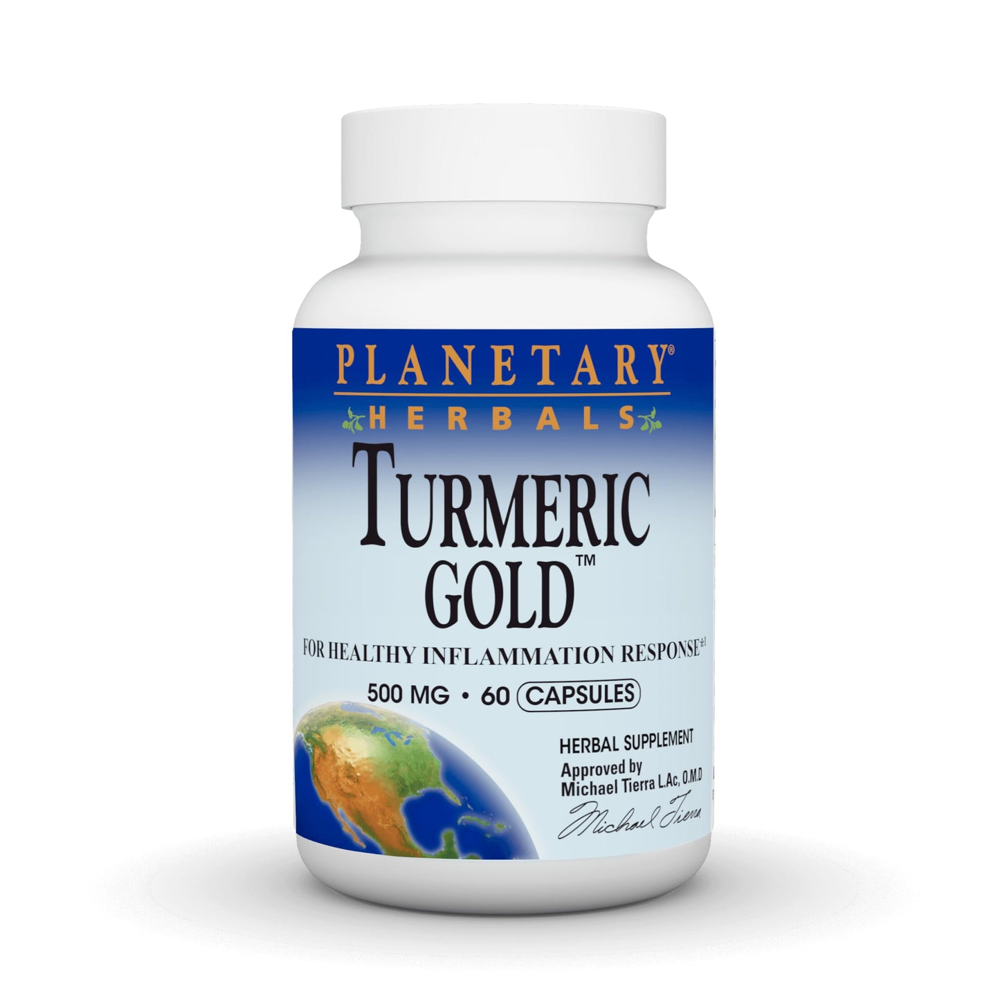 Planetary Herbals Turmeric Gold 500mg Capsules 60