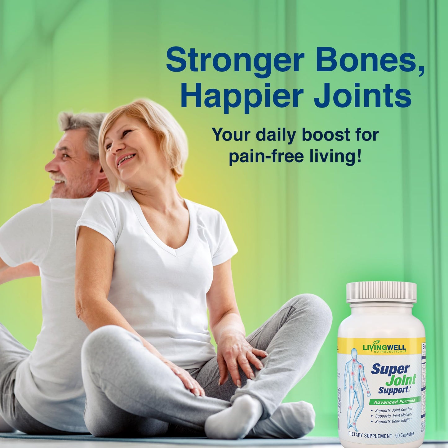 SUPER JOINT SUPPORT Glucosamine Chondroitin & MSM 90 Capsules