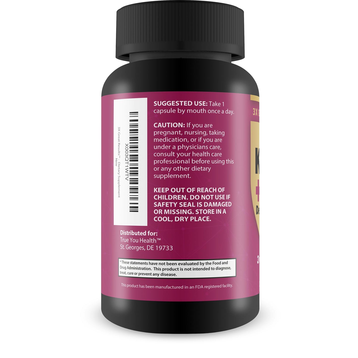 Generic 3X Great Results - Keto + ACV Detox Cleanse - 3 Month Supply - Body Cleanse Detox - Colon Cleanse - Advanced Keto Detox Cleanse Formula with Fiber - Support Digestion & Immune Health Capsule, 1 Count