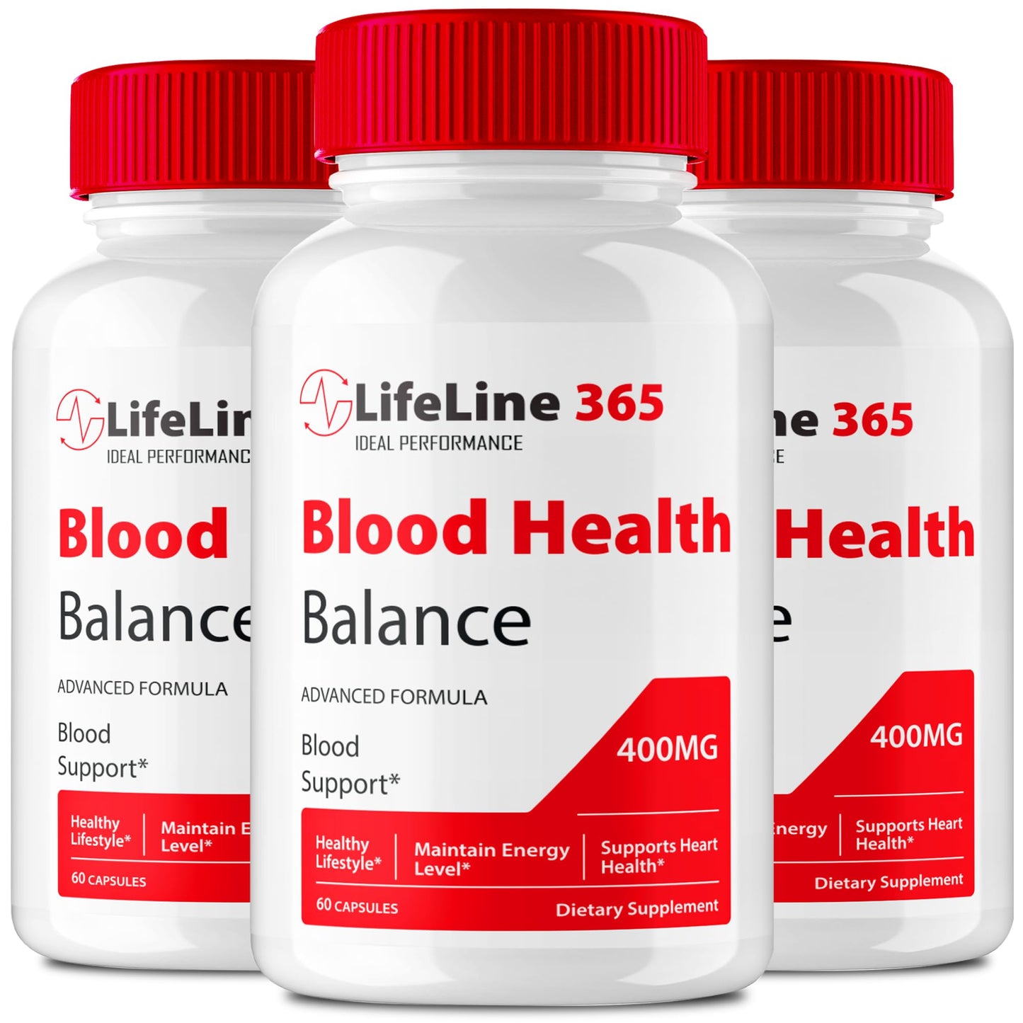 IDEAL PERFORMANCE Lifeline 365 Blood Support Capsules, 180 Capsules
