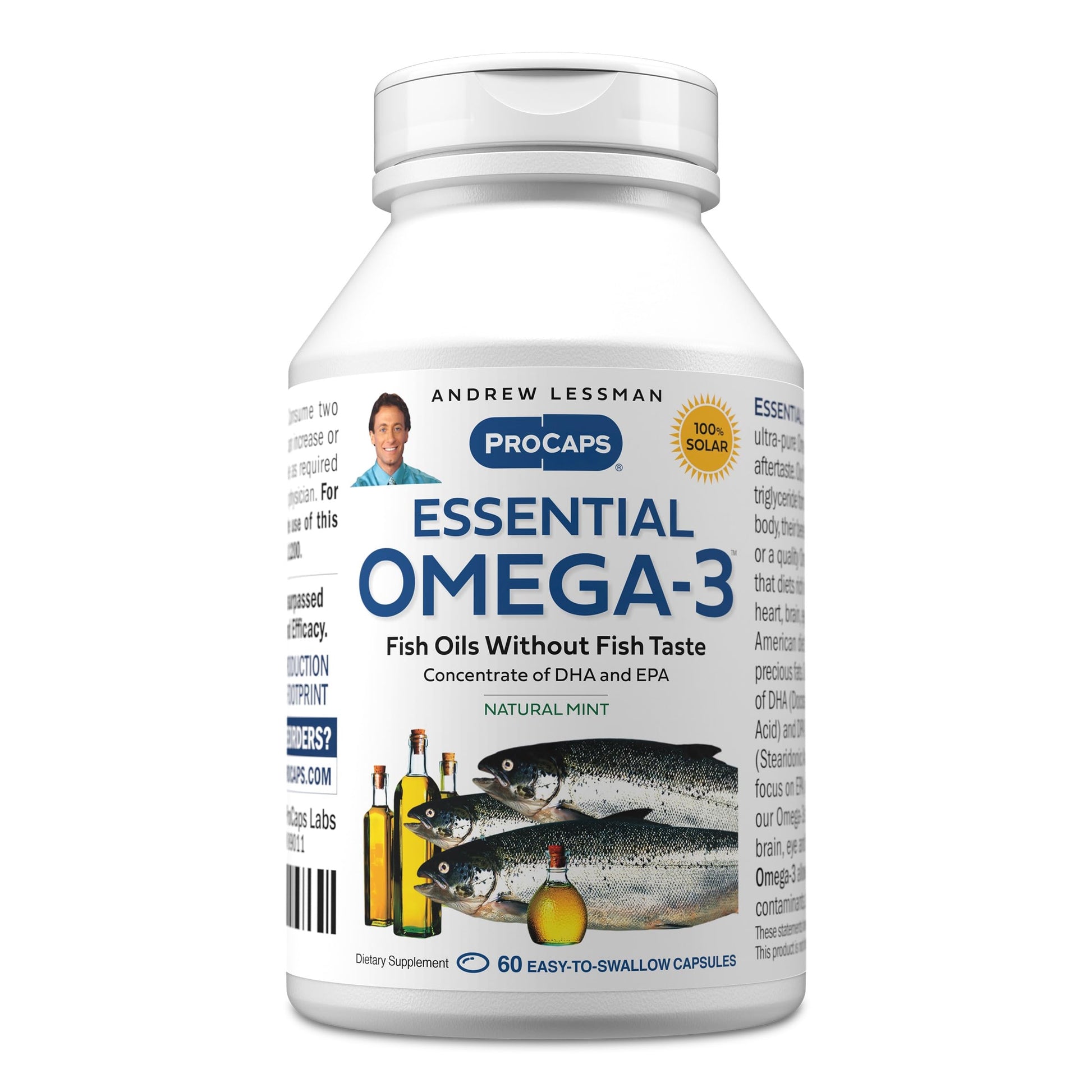ANDREW LESSMAN Essential Omega-3 Mint Capsules 60 Count