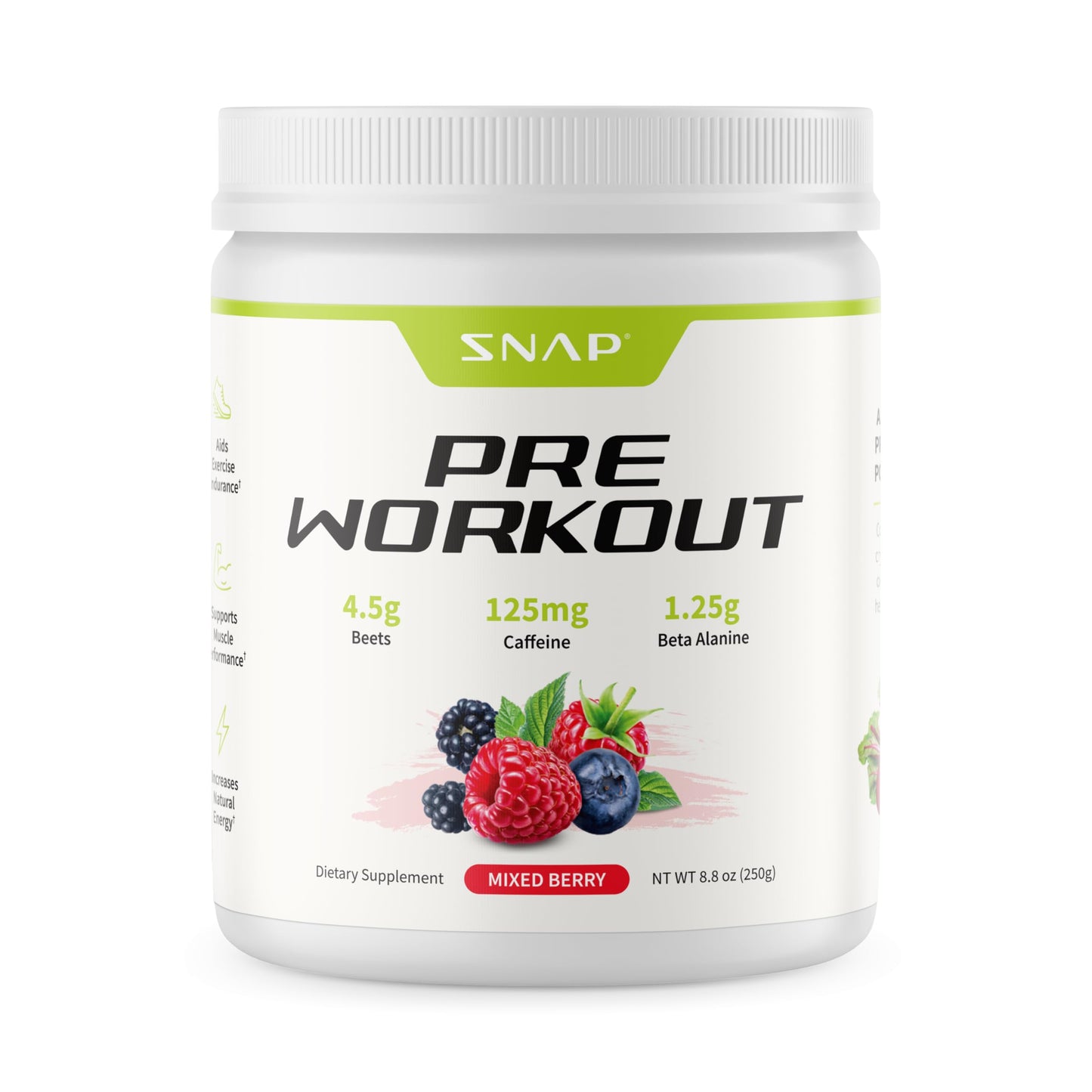 Snap Supplements Beet Root Powder 8.8 Ounce